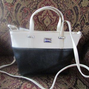 Nine West IT Girl Colors Tan and Black Bag NEW